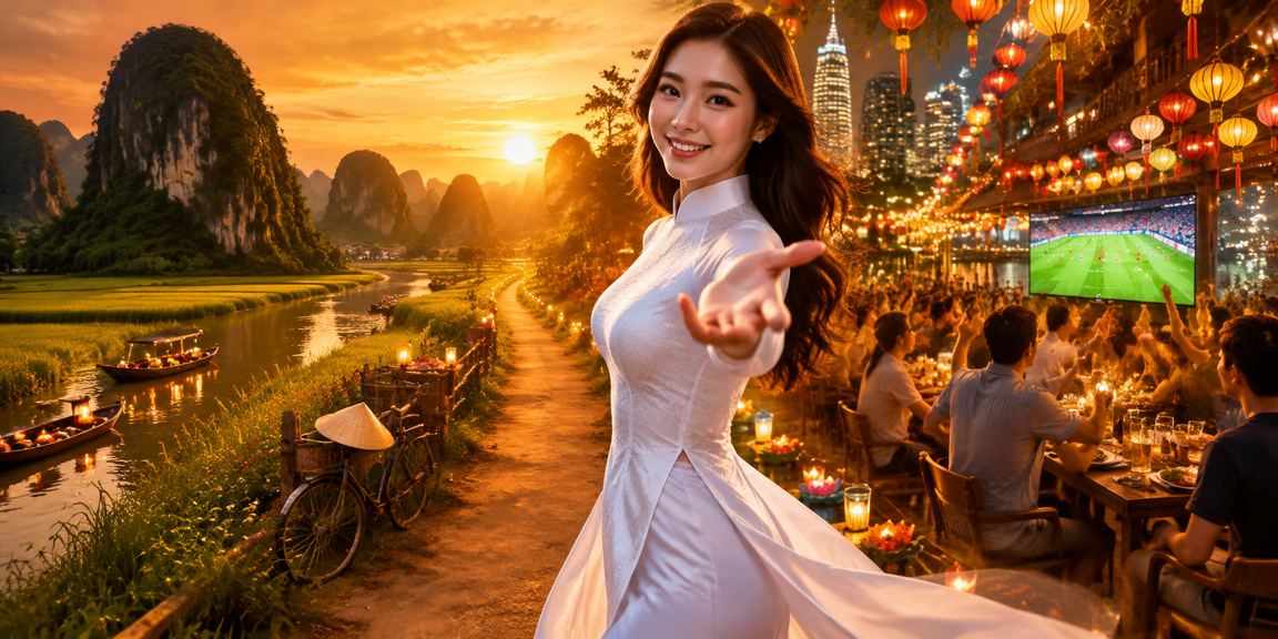 Nhân viên casino trong trang phục áo dài truyền thống Việt Nam tại sảnh gaming Sài Gòn